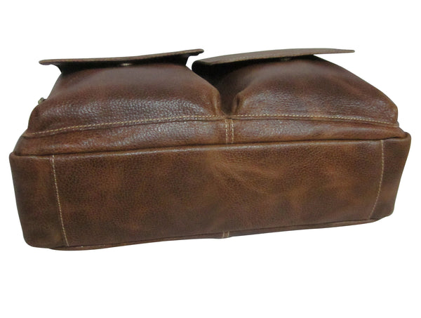 Amerileather Dual Flap Leather Brief (#2830-0)