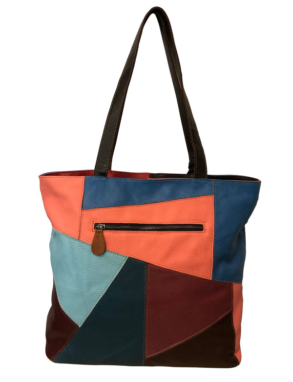 Amerileather Amerileather Etta Rainbow Tote (#1937-89)