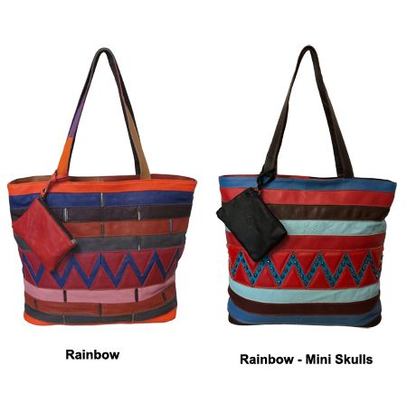 amerileather Amerileather Etta Rainbow Tote (#1937-89)