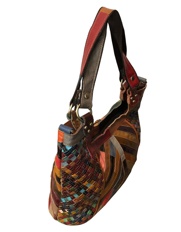 Amerileather Amerileather Hazelle Leather Handbag/Shoulder Bag (#1703-9)