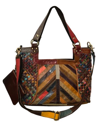 amerileather Amerileather Hazelle Leather Handbag/Shoulder Bag (#1703-9)