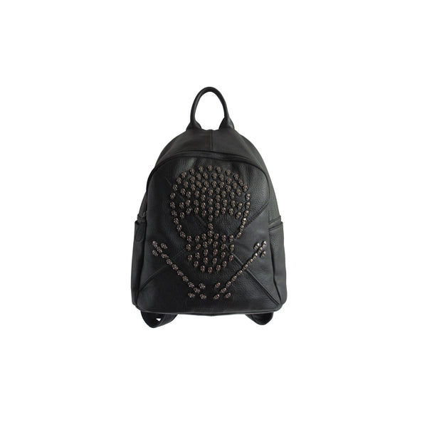 amerileather Amerileather Joreah Black Leather Backpack (#1941-0)