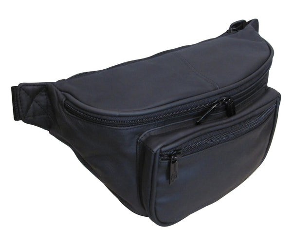 Amerileather Jumbo Size Leather Fanny Pack (#7320-04)