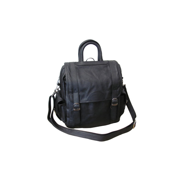 amerileather Leather Three Way Backpack (#1516-02)