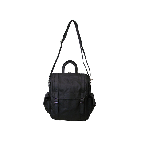 amerileather Leather Three Way Backpack (#1516-02)