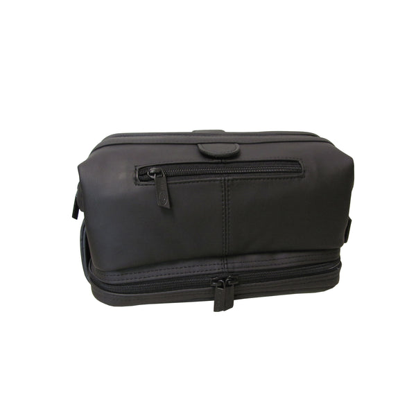 Amerileather Amerileather Leather Toiletry Bag (#26-023)