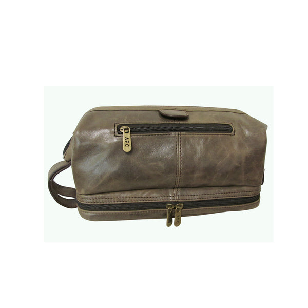 Amerileather Amerileather Leather Toiletry Bag (#26-023)