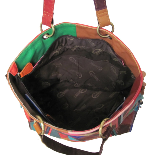 Amerileather Amerileather Maxille Leather Hand/Tote Bag (#1920-9)