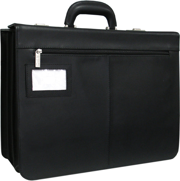 Amerileather Amerileather Modern Attache Leather Executive Brief (#2891-04)