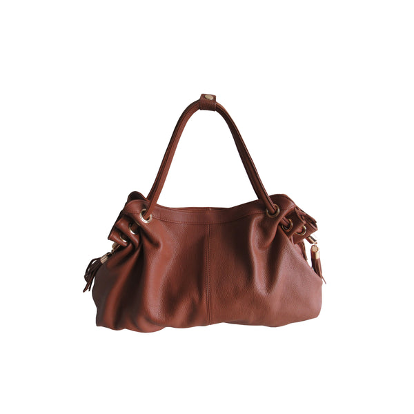 Amerileather Musette Leather Handbag (#1899-0289)