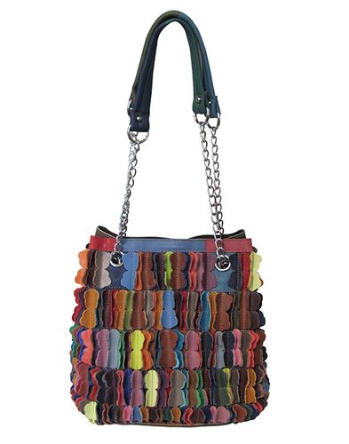 amerileather Amerileather Papillon Leather Shoulder Bag (#1929-9)