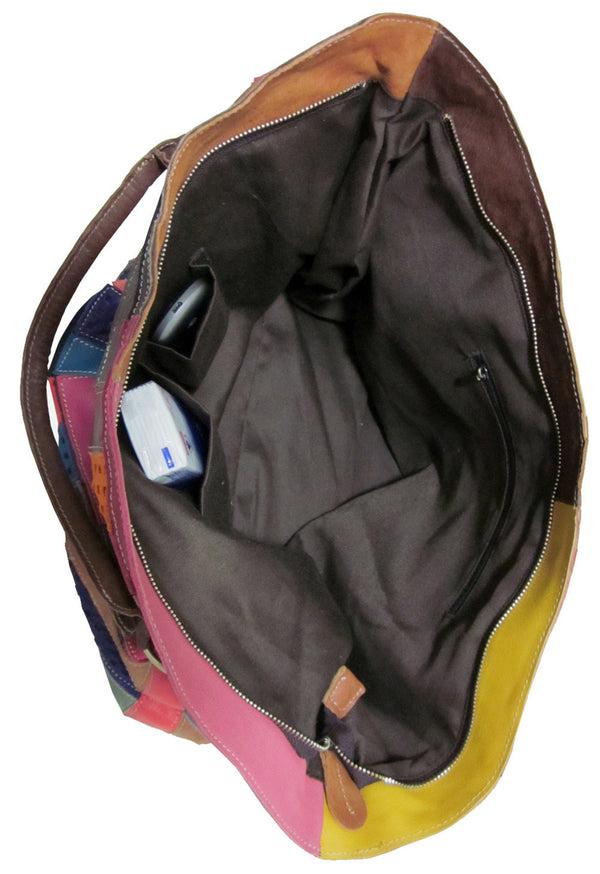 Amerileather Amerileather Rainbow Mazy Tote Bag (#1770-9)