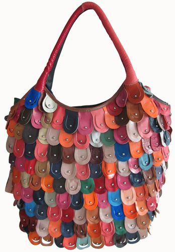 amerileather Amerileather Rainbow Peacock Handbag (#1762-9)