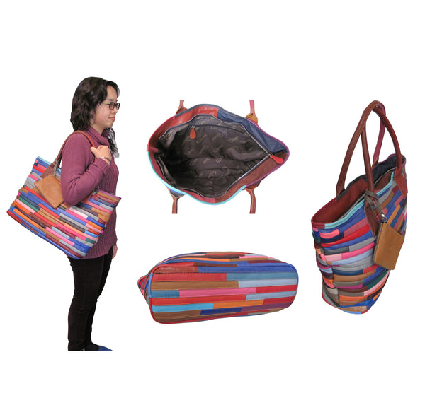 Amerileather Amerileather Rozaly Leather Handbag (#1786-9)