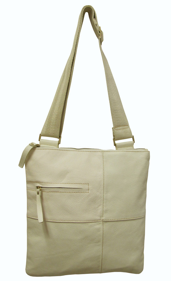 Amerileather Slim Cross-Body Messenger Bag (#701-09)