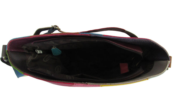 Amerileather Amerileather Taura Leather Shoulder Bag (#1945-9)