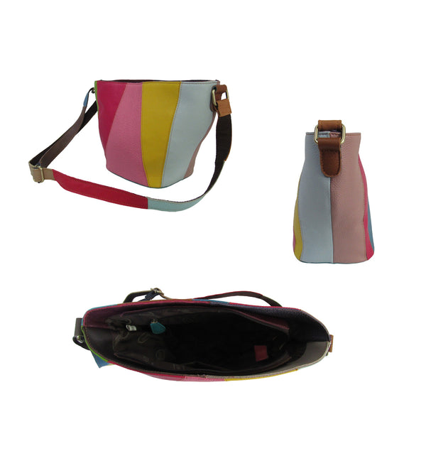 Amerileather Amerileather Taura Leather Shoulder Bag (#1945-9)