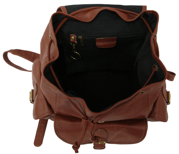 Amerileather Amerileather Urban Buckle-Flap Backpack (#1822-024)