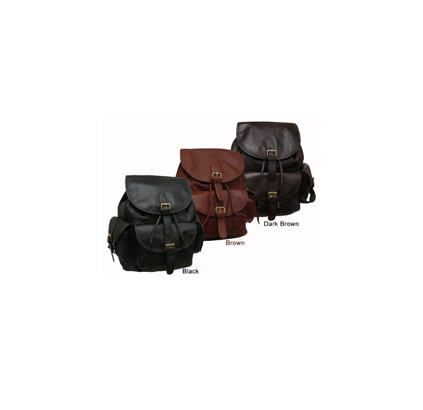 amerileather Amerileather Urban Buckle-Flap Backpack (#1822-024)