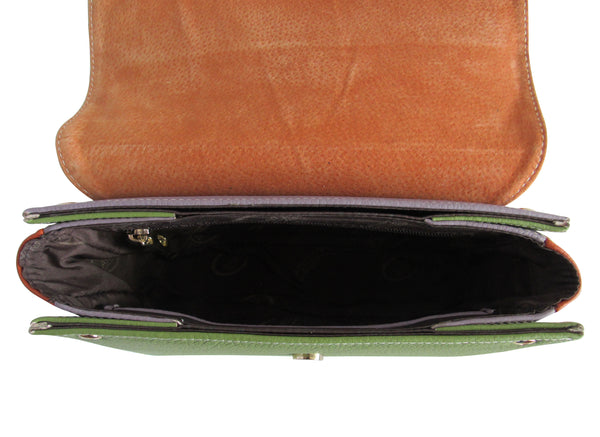 Amerileather Amerileather Wilma Leather Crossbody (#1257-2)