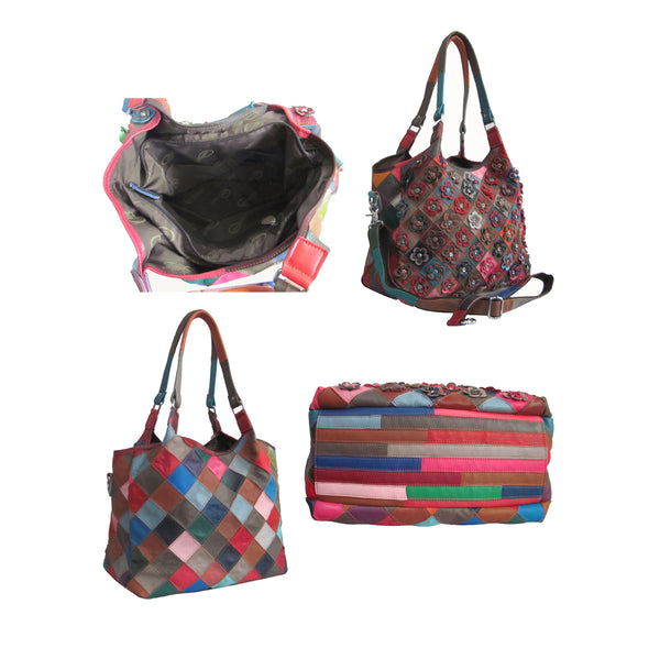 Amerileather Amerileather Winstel Leather Tote Bag (#1925-9)