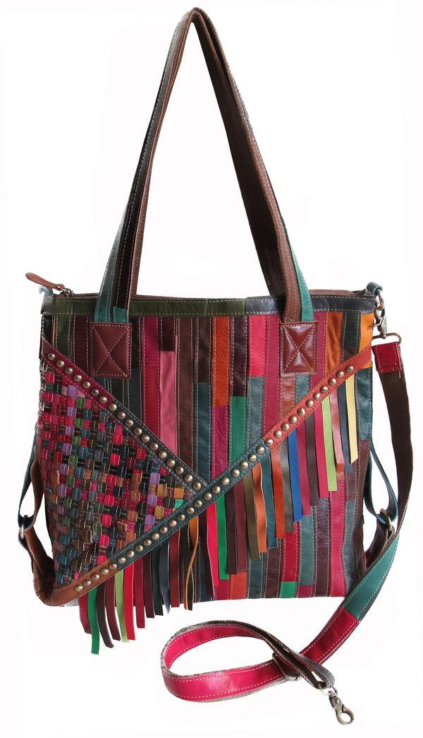 Amerileather Amerileather Zeke Leather Handbag (#1955-9)