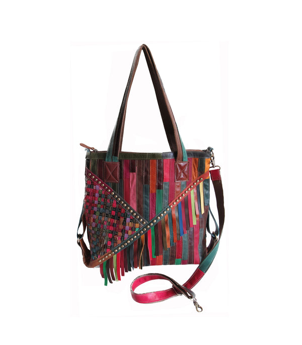 amerileather Amerileather Zeke Leather Handbag (#1955-9)