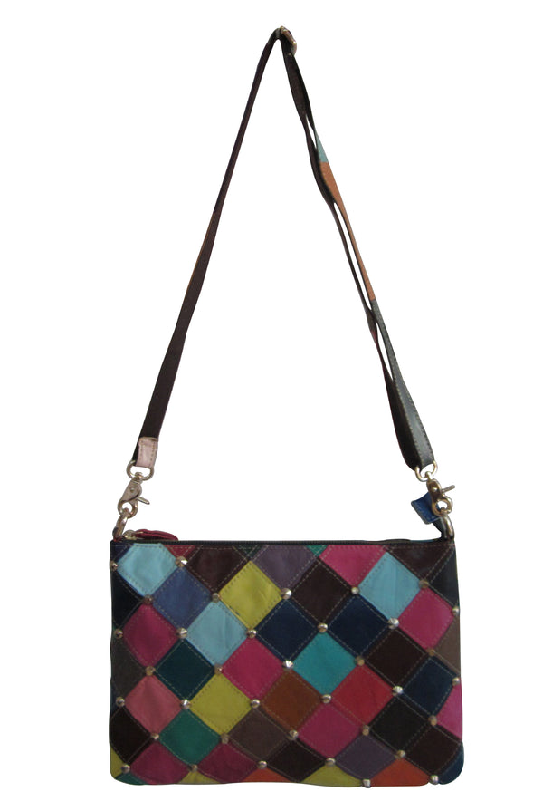 Amerileather Amerileather Zigzagger Shoulder Bag (#535-079)