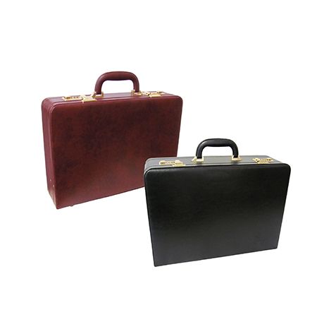 amerileather Amerilether Large Expandable Faux Leather Attachè Case (#2894-89)