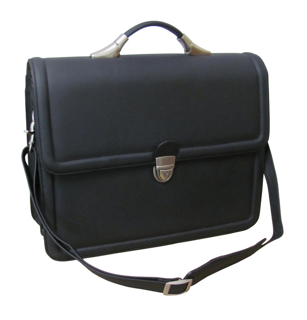 amerileather APC Savvy Leather Executive Briefcase (#2840-0)