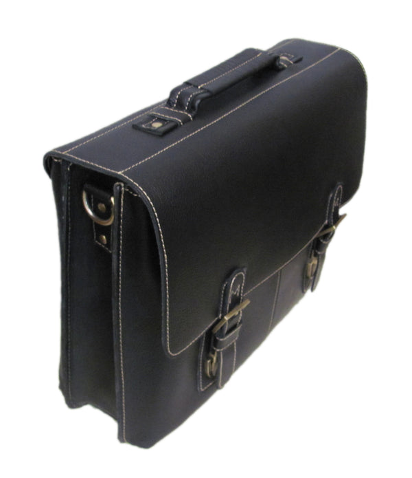 Amerileather Classical Leather Organizer Briefcase (#2750-02)