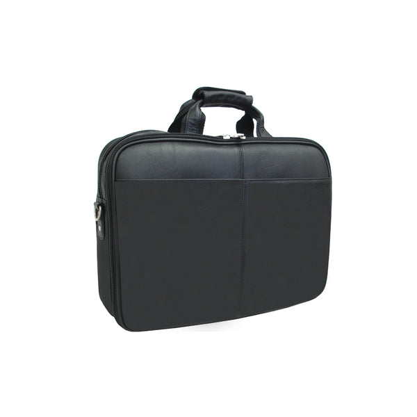 Amerileather Genuine Laptop Softside Briefcase (#48-0)