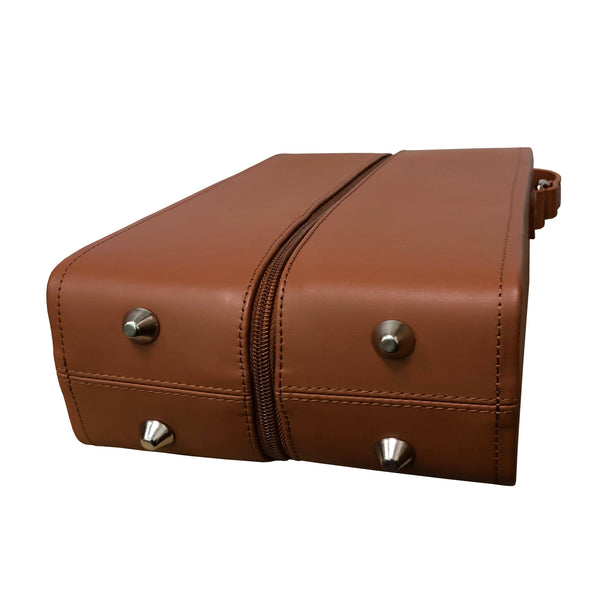 Amerileather Leather Double Wine Case Holder (#22-027)