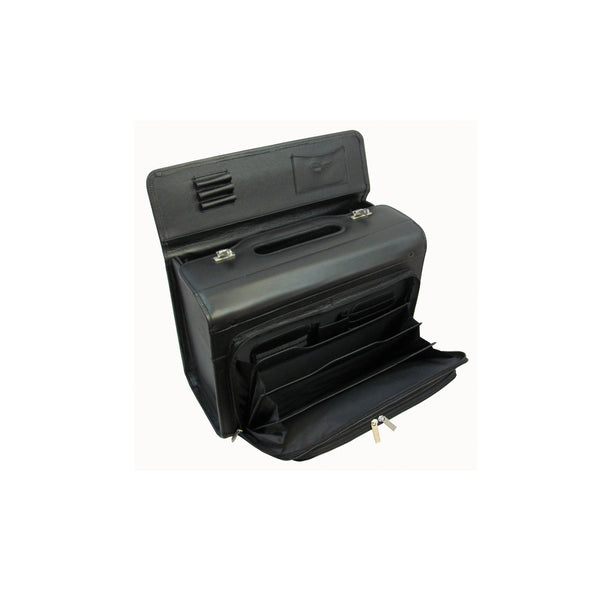 Amerileather Leather Rolling Computer-Friendly Catalog Case (#1854-0)