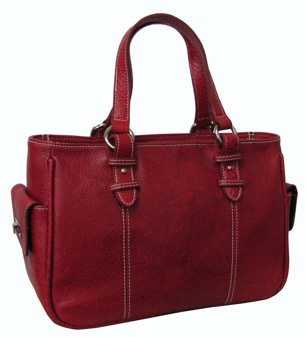 Amerileather Sophisticated Leather Shopper Bag (#1831-045)