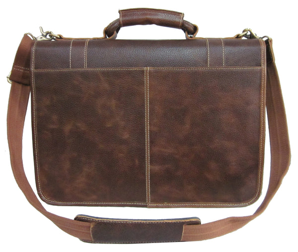 Amerileather Traditional Double Slip-in Executive Briefcase (#2760-0)