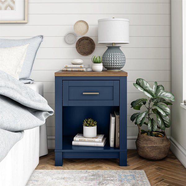 Ameriwood Home Ameriwood Home Armada Two-Toned Nightstand With Drawer