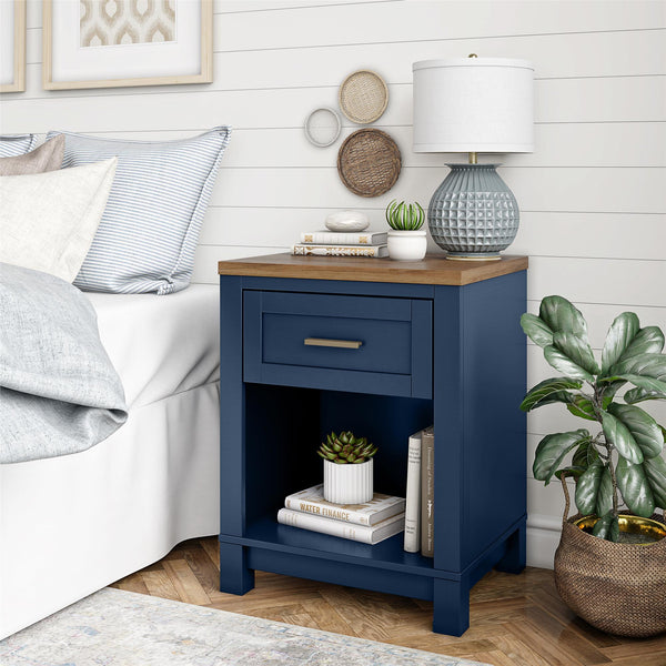 Ameriwood Home Ameriwood Home Armada Two-Toned Nightstand With Drawer