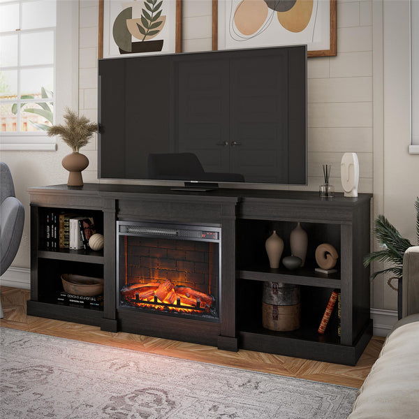 Ameriwood Home Ameriwood Home Baileywick TV Console With Electric Fireplace For TVs Up To 75"