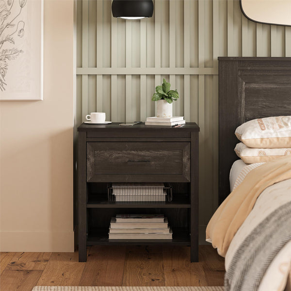 Ameriwood Home Ameriwood Home Beaumont Nightstand With 2 USB Ports