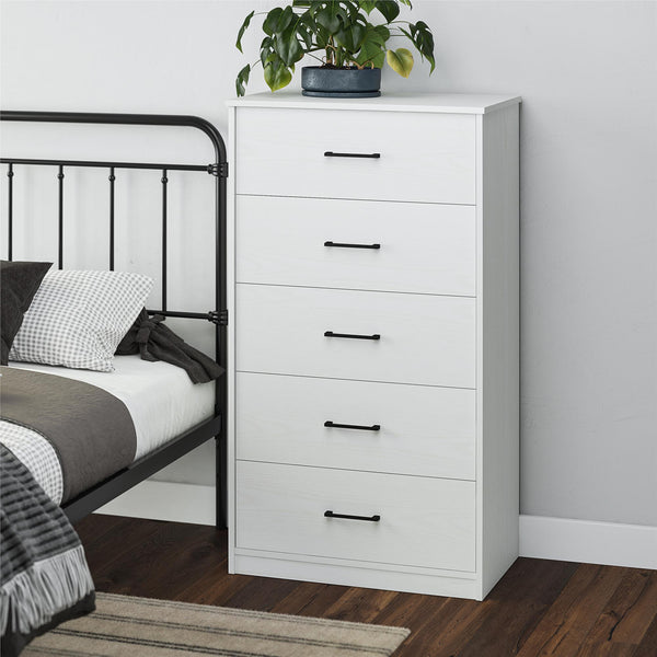 Ameriwood Home Ameriwood Home BrEZ Build Pearce Tall 5 Drawer Dresser