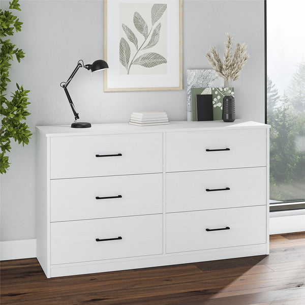Ameriwood Home Ameriwood Home BrEZ Build Pearce Wide 6 Drawer Dresser