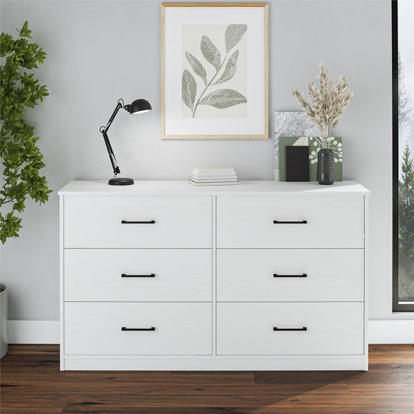 Ameriwood Home Ameriwood Home BrEZ Build Pearce Wide 6 Drawer Dresser