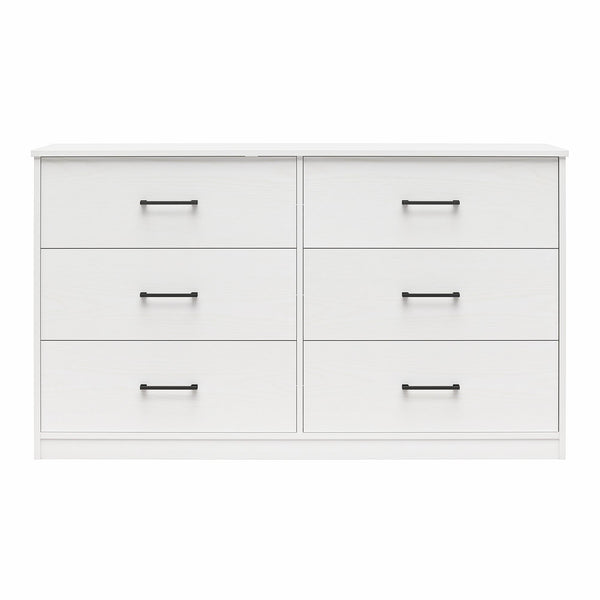 ameriwood home Ameriwood Home BrEZ Build Pearce Wide 6 Drawer Dresser