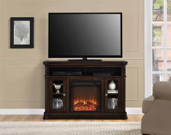 Ameriwood Home Ameriwood Home Brooklyn Electric Fireplace TV Console For TVs Up To 50"