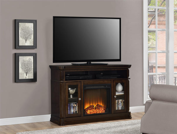 Ameriwood Home Ameriwood Home Brooklyn Electric Fireplace TV Console For TVs Up To 50"