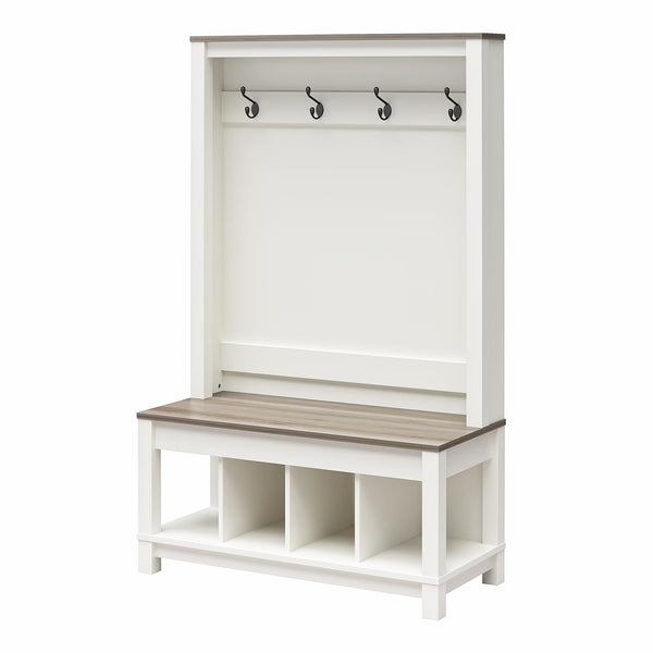 Ameriwood Home Ameriwood Home Chapel Hill Rustic Farmhouse Entryway Hall Tree