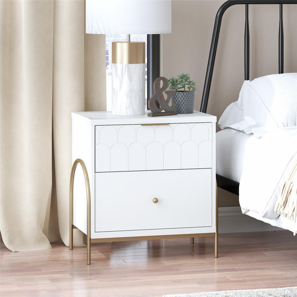 Ameriwood Home CosmoLiving Anastasia Nightstand