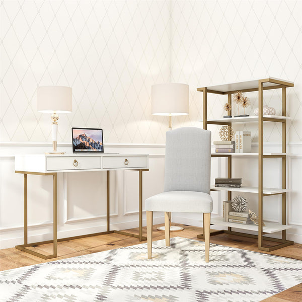 Ameriwood Home CosmoLiving Camila 5 Shelf Bookcase