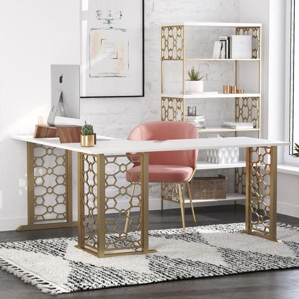 Ameriwood Home CosmoLiving Ella L Desk